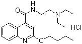 Dibucaine hydrochloride  molecular structure (CAS 61-12-1)