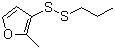 结构式 CAS# 61197-09-9, 丙基-(2-甲基-3-呋喃基)二硫醚