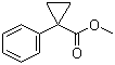 structure of CAS# 6121-42-2, Methyl 1-phenylcyclopropanecarboxylate;Methyl 1-phenylcyclopropane-1-carboxylate; 1-Phenylcyclopropanecarboxylic acid methyl ester