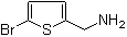 structure of CAS# 612499-04-4, (5-Bromothiophen-2-yl)methanamine;(5-Bromothiophen-2-ylmethyl)amine; 1-(5-Bromo-2-thienyl)methanamine