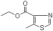 Ethyl 5-methyl-4-thiazolecarboxylate molecular structure (CAS 61323-26-0)