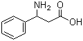 3-Amino-3-phenylpropionic acid molecular structure (CAS 614-19-7)