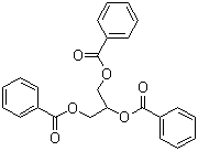 Glyceryl tribenzoate molecular structure (CAS 614-33-5)