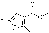 2,5-Dimethylfuran-3-carboxylic acid methyl ester molecular structure (CAS 6148-34-1)