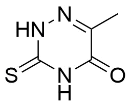 6-Aza-2-thiothymine molecular structure (CAS 615-76-9)