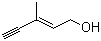 (Z)-3-Methylpent-2-en-4-yn-1-ol molecular structure (CAS 6153-05-5)