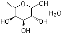 L-Rhamnose monohydrate molecular structure (CAS 6155-35-7)