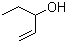 structure of CAS# 616-25-1, 1-Penten-3-ol;Ethyl vinyl carbinol