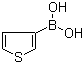 structure of CAS# 6165-69-1, 3-Thiopheneboronic acid;Thiophene-3-boronic acid; 3-Thienylboronic acid