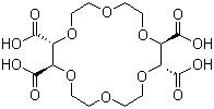 结构式 CAS# 61696-54-6, (+)-(18-冠醚-6)-2,3,11,12-四甲酸