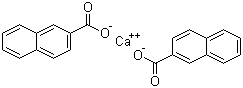 Calcium naphthenate molecular structure (CAS 61789-36-4)