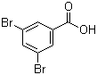 结构式 CAS# 618-58-6, 3,5-二溴苯甲酸