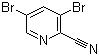 3,5-Dibromopyridine-2-carbonitrile molecular structure (CAS 61830-09-9)