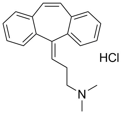Cyclobenzaprine hydrochloride molecular structure (CAS 6202-23-9)