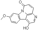 1-羟基-9-甲氧基-6H-吲哚并[3,2,1-de][1,5]萘啶-6-酮分子结构 (CAS 622408-85-9)