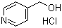 结构式 CAS# 62302-28-7, 4-吡啶甲醇盐酸盐