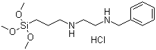 N-(2-N-Benzylaminoethyl)-3-aminopropyltrimethoxysilane hydrochloride molecular structure (CAS 623938-90-9)