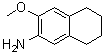 structure of CAS# 6240-83-1, 5,6,7,8-Tetrahydro-3-methoxy-2-naphthalenamine