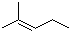 structure of CAS# 625-27-4, 2-Methyl-2-pentene;2-Methylpent-2-ene