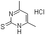 4,6-Dimethyl-1H-pyrimidine-2-thione hydrochloride molecular structure (CAS 62501-45-5)