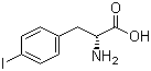 4-Iodo-D-phenylalanine  molecular structure (CAS 62561-75-5)