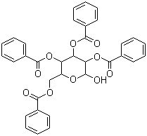 2,3,4,6-Tetra-O-benzoyl-D-mannopyranose molecular structure (CAS 627466-98-2)