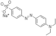 structure of CAS# 62758-12-7, Ethyl orange sodium salt;Sodium 4-[[4-(diethylamino)phenyl]azo]benzenesulfonate