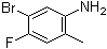 结构式 CAS# 627871-16-3, 5-溴-4-氟-2-甲基苯胺