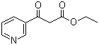 Ethyl 3-oxo-3-(3-pyridyl)propionate molecular structure (CAS 6283-81-4)