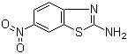2-Amino-6-nitrobenzothiazole molecular structure (CAS 6285-57-0)