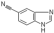 1H-苯并咪唑-5-甲腈分子结构 (CAS 6287-83-8)