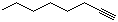 structure of CAS# 629-05-0, 1-Octyne