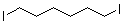 structure of CAS# 629-09-4, 1,6-Diiodohexane;1,6-Iodohexane; Hexamethylene diiodide