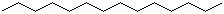 Tetradecane molecular structure (CAS 629-59-4)