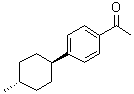trans-1-[4-(4-Methylcyclohexyl)phenyl]ethanone molecular structure (CAS 63007-34-1)
