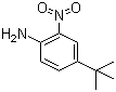 4-tert-Butyl-2-nitroaniline molecular structure (CAS 6310-19-6)