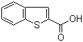 Benzo[b]thiophene-2-carboxylic acid molecular structure (CAS 6314-28-9)