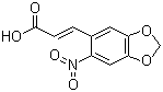 3,4-Methylenedioxy-6-nitrocinnamic acid molecular structure (CAS 6315-90-8)