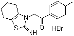 structure of CAS# 63208-82-2, Pifithrin;Pifithrin-alpha; 1-(4-Methylphenyl)-2-(4,5,6,7-tetrahydro-2-imino-3(2H)-benzothiazolyl)ethanone hydrobromide