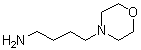 4-Morpholinebutanamine molecular structure (CAS 6321-07-9)