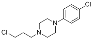 structure of CAS# 6323-14-4, Trazodone Impurity E;1-(4-chlorophenyl)-4-(3-chloropropyl)piperazine