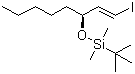 (3S)-1-Iodo-3-(tert-butyldimethylsilyloxy)-1-octene molecular structure (CAS 63358-20-3)