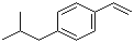 4-Isobutylstyrene molecular structure (CAS 63444-56-4)