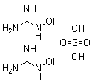 结构式 CAS# 6345-29-5, 羟基胍硫酸盐