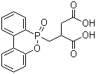 structure of CAS# 63562-33-4, [(6-Oxido-6H-dibenz[c,e][1,2]oxaphosphorin-6-yl)methyl]butanedioic acid;DDP