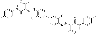 颜料黄 55分子结构 (CAS 6358-37-8)