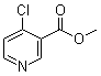 Methyl 4-chloronicotinate molecular structure (CAS 63592-85-8)