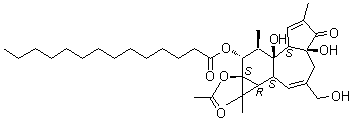 4alpha-12-O-Tetradecanoylphorbol 13-acetate molecular structure (CAS 63597-44-4)