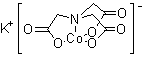 (T-4)-[N,N-Bis(carboxymethyl)glycinato(3-)-N,O,O',O'']cobaltate(1-) potassium molecular structure (CAS 63640-17-5)