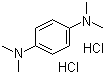 structure of CAS# 637-01-4, N,N,N',N'-Tetramethyl-p-phenylenediamine dihydrochloride;Wurster's Reagent